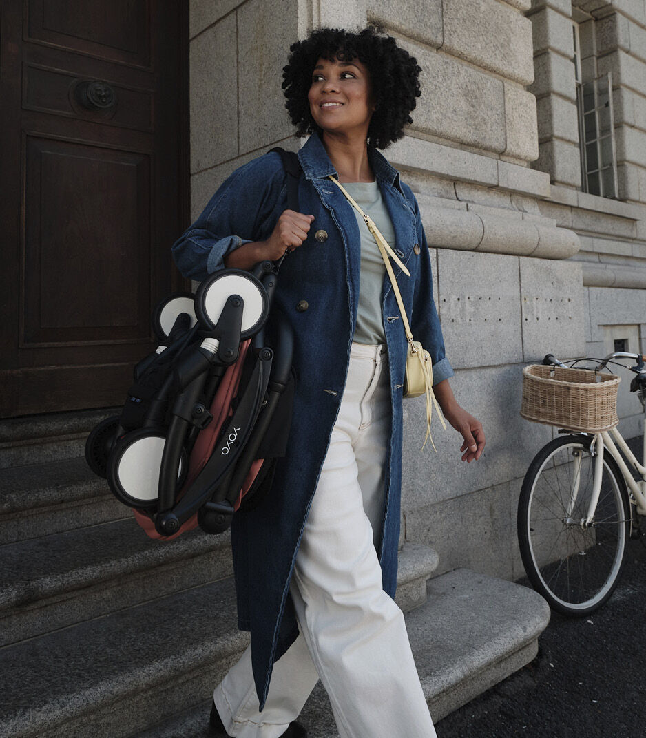 Pack dúo Stokke® YOYO³ con capazo plegable, , mainview galería de imágenes 3
